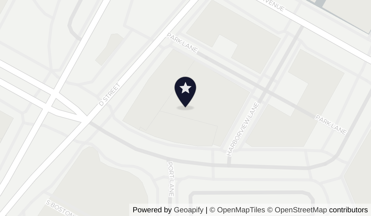 Map of Renaissance Boston Seaport Hotel with nearby hotels and places