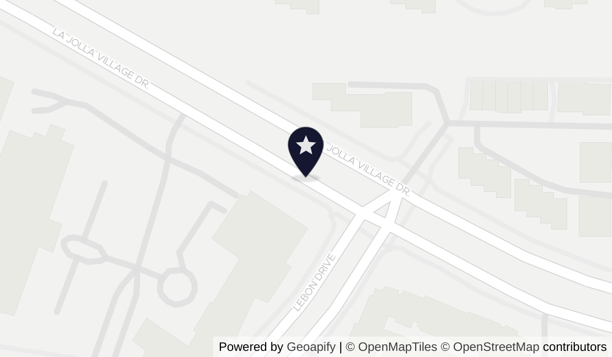 Map of Hyatt Regency La Jolla at Aventine with nearby hotels and places