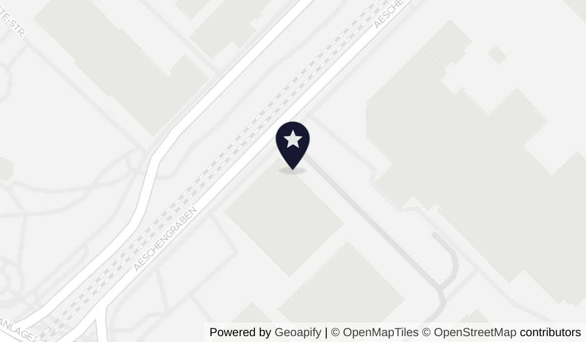 Map of Movenpick Hotel Basel with nearby hotels and places