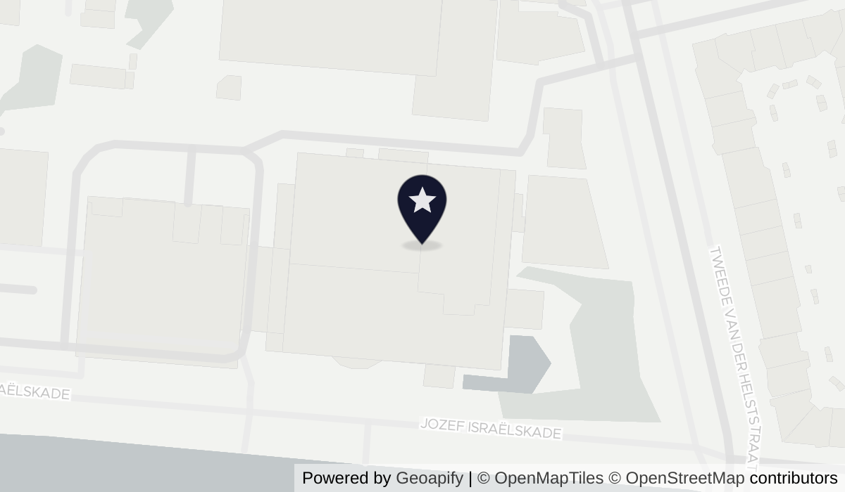 Map of Hotel Okura Amsterdam with nearby hotels and places